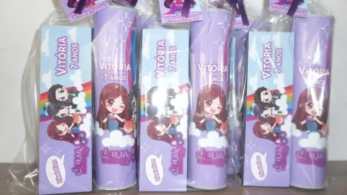Kit Domino e Pega Varetas Personalizados Julia Minigirl