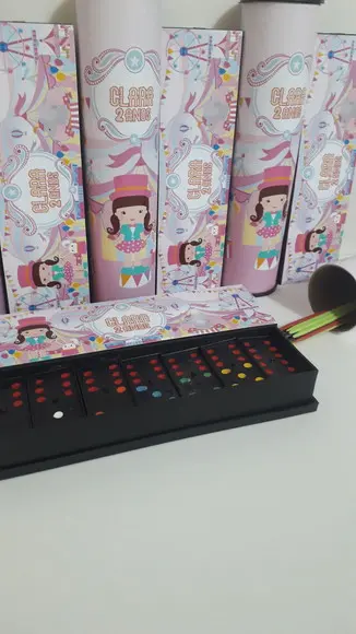Kit Domino e Pega Varetas Personalizados Tema Circo Rosa