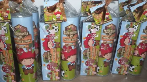 Kit Domino e Pega Varetas Personalizados Tema Fazendinha