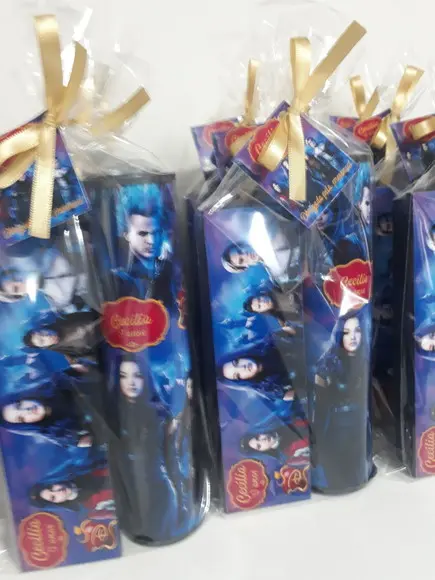 Kit Domino e Pega Varetas Personalizados Tema Descendentes
