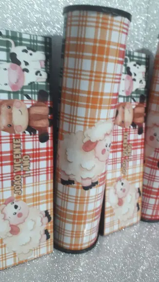 Kit Domino e Pega Varetas Personalizados Tema Fazendinha