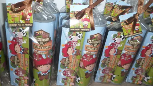 Kit Domino e Pega Varetas Personalizados Tema Fazendinha