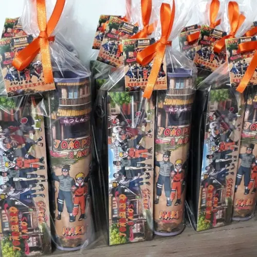 Kit Domino e Pega Varetas Personalizados Tema Naruto