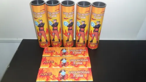 Kit Domino e Pega Varetas Personalizados Tema Naruto