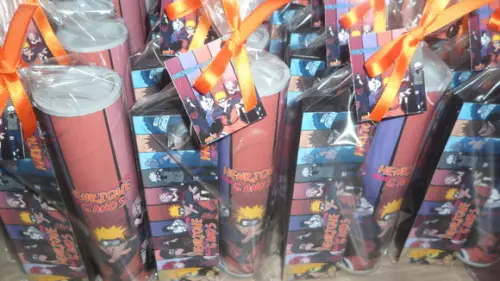 Kit Domino e Pega Varetas Personalizados Tema Naruto