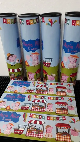 Kit Domino e Pega Varetas Pig no Parque