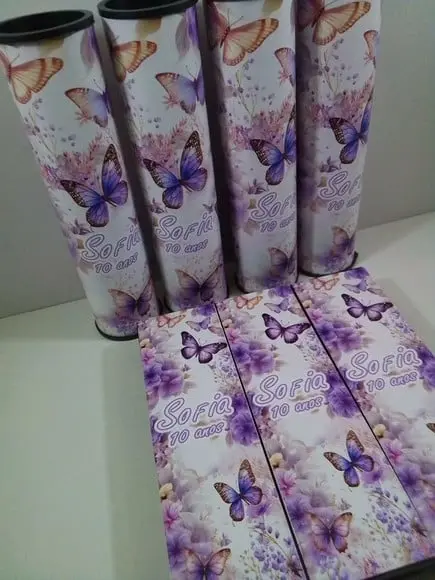 Kit Domino e Pega Varetas Tema Borboleta