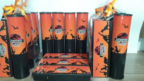 Kit Domino e Pega Varetas Tema Dinossauro