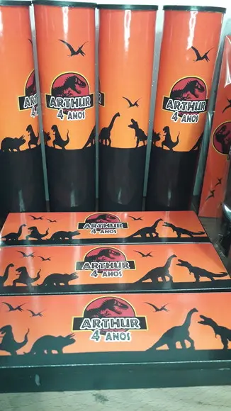 Kit Domino e Pega Varetas Tema Dinossauro