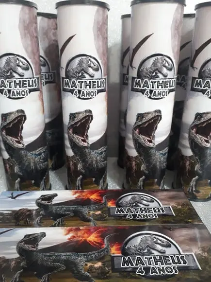 Kit Domino e Pega Varetas Tema Dinossauro