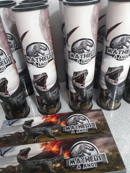 Kit Domino e Pega Varetas Tema Dinossauro