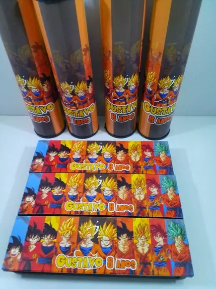 Kit Domino e Pega Varetas Tema Dragon Ball