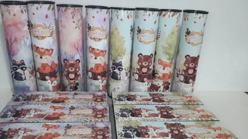 Kit Domino e Pega Varetas Tema Floresta