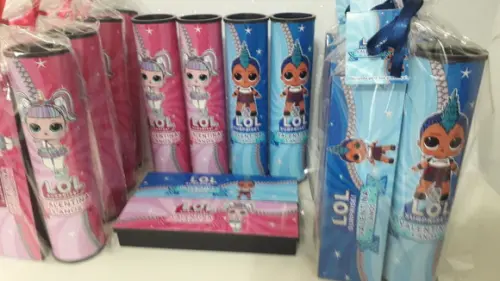 Kit Domino e Pega Varetas Tema Lol