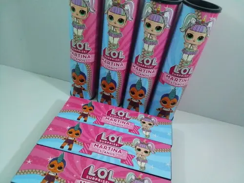 Kit Domino e Pega Varetas Tema Lol
