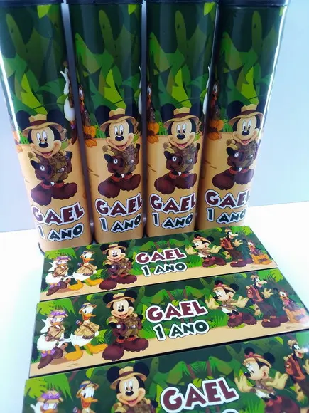 Kit Domino e Pega Varetas Tema Mickey Safari