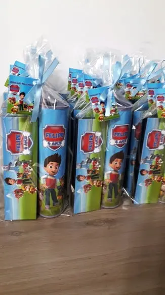 Kit Domino e Pega Varetas Tema Patrulha Canina