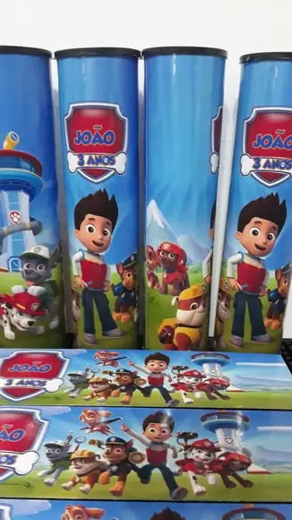 Kit Domino e Pega Varetas Tema Patrulha Canina