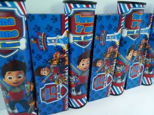 Kit Domino e Pega Varetas Tema Patrulha Canina