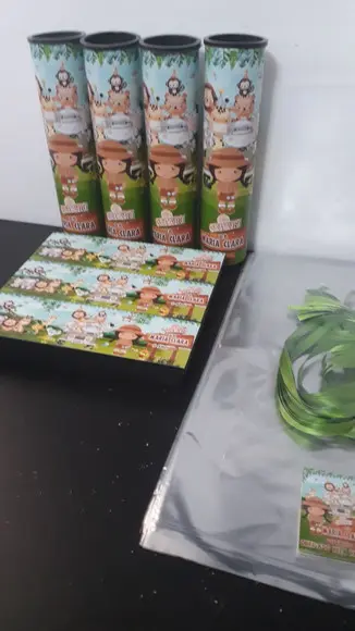 Kit Domino e Pega Varetas Tema Safari Baby Menina