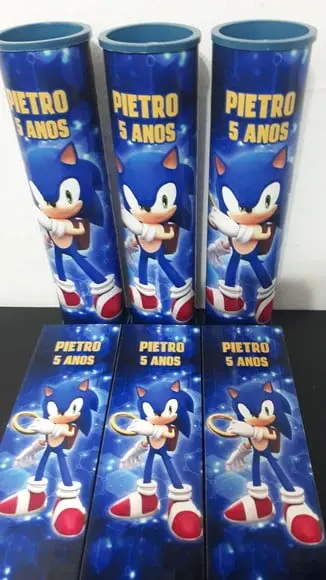 Kit Domino e Pega Varetas Tema Sonic