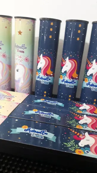 Kit Domino e Pega Varetas Tema Unicornio