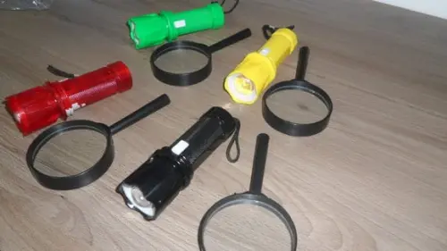 Kit Lanterna + Lupa sem Personalizar