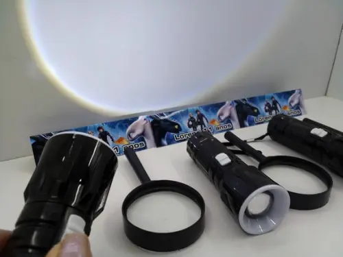 Kit Lanterna + Lupa Tema Como Treinar Seu Dragão