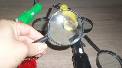 Kit Lanterna + Lupa sem Personalizar