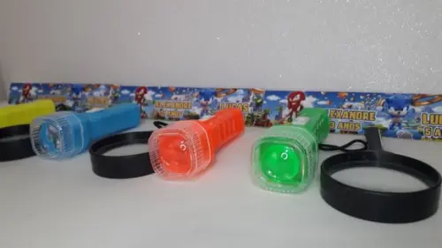 Kit Lanterna e Lupa Tema Sonic