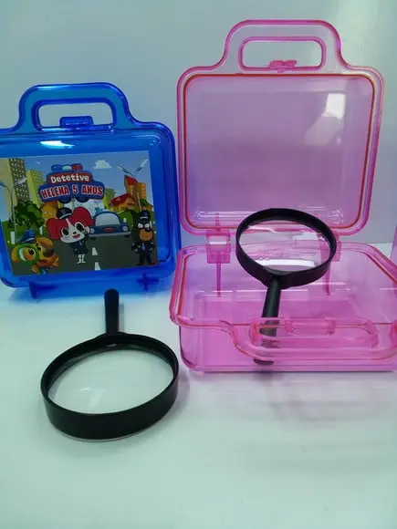Kit Maletinha Acrílica + Lupa