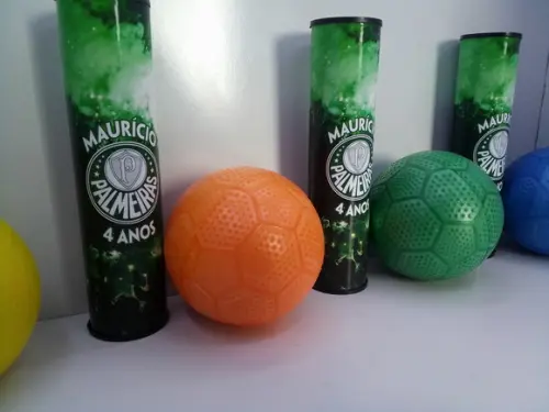 Kit Pega Vareta + Mini Bola 10cm Tema Futebol