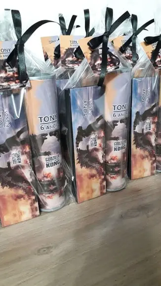 Kit Pega Varetas + Dominó Personalizado Godzila x Kong