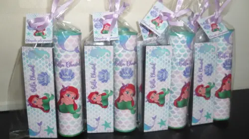 Kit Pega Varetas + Dominó Personalizado Pequena Sereia