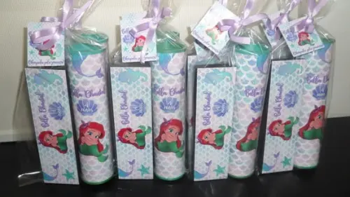 Kit Pega Varetas + Dominó Personalizado Pequena Sereia