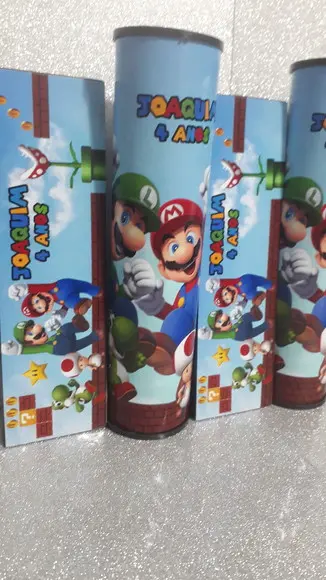 Kit Pega Varetas + Dominó Personalizado Super Mario