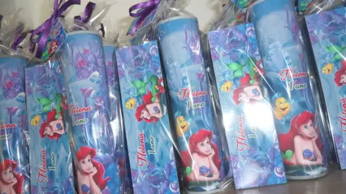 Kit Pega Varetas + Dominó Personalizado Pequena Sereia