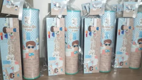 Kit Pega Varetas + Dominó Personalizado Spa para Meninos