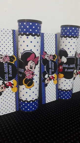 Kit Pega Varetas + Dominó Personalizado Tema Minnie e Mickey