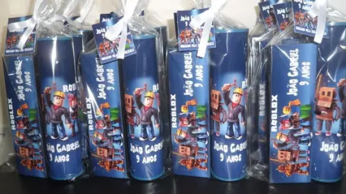 Kit Pega Varetas + Dominó Personalizado Tema Roblox