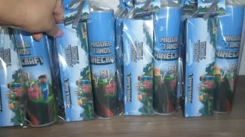 Kit Pega Varetas + Dominó Tema Minecraft