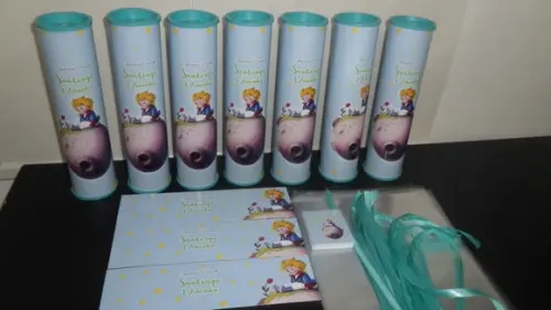 Kit Pega Varetas + Dominó Tema Pequeno Principe