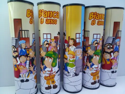 Kit Pega Varetas + Mini Bola Macia 6x6cm Tema Chaves