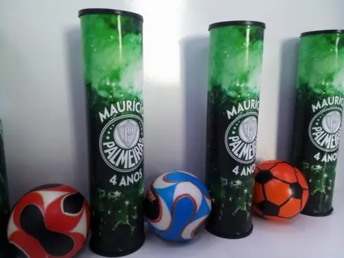Kit Pega Varetas + Mini Bola Macia 6cm Tema Palmeiras