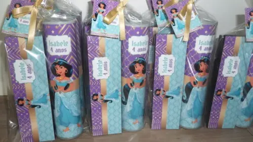 Kit Personalizado Domino e Pega Varetas Tema Jasmine