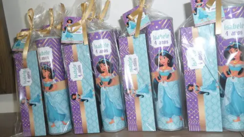 Kit Personalizado Domino e Pega Varetas Tema Jasmine