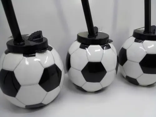 Kit Pote Bola Futebol Lancheira 380,0 ml + Copo Bola 300ml