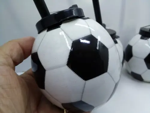 Kit Pote Bola Futebol Lancheira 380,0 ml + Copo Bola 300ml
