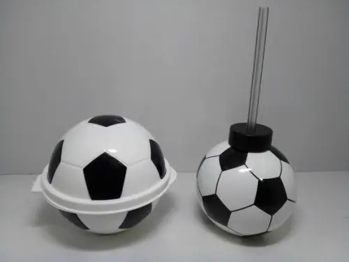 Kit Pote Bola Futebol Lancheira 380,0 ml + Copo Bola 300ml