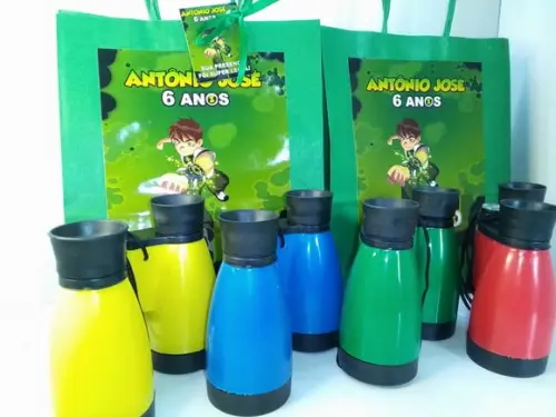 Kit Sacolinha + Binoculo Personalizado no Tema Ben 10